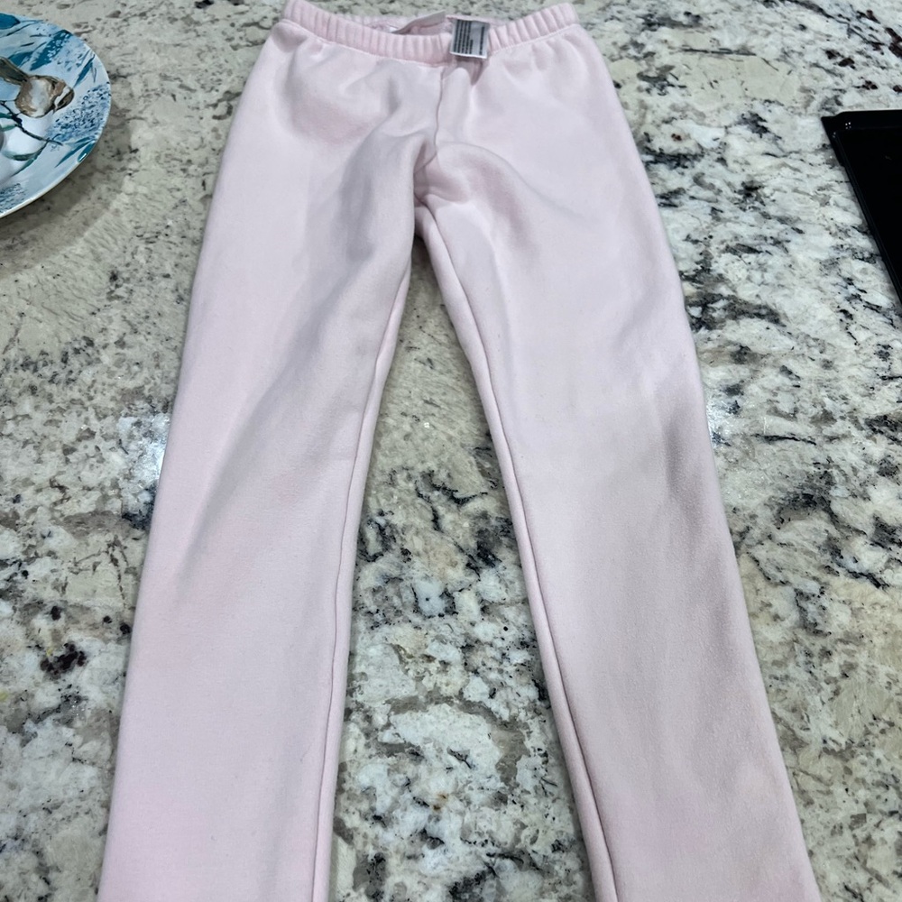 Cat & Jack Light Pink fleece lined Leggings